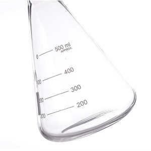 Fiaschi triangolari marroni e trasparenti e fiaschi conici per il laboratorio - Product Image 5