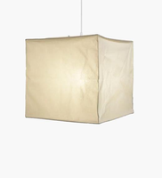Abat-jour de plafond en papier de riz épais fait main, design à lignes aléatoires, lanterne en papier de style Wabi Sabi pour la décoration intérieure