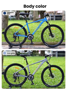 Bicicleta de Montaña Premium <span class=keywords><strong>Trifox</strong></span> Mk2 con Frenos de Disco Mecánicos de 21 Velocidades y Cuadro de Aleación de Aluminio para Aventuras al Aire Libre - Product Image 5
