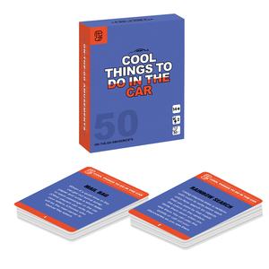 52 cartes <span class=keywords><strong>de</strong></span> jeu <span class=keywords><strong>de</strong></span> voyage pour voiture - Ensemble <span class=keywords><strong>de</strong></span> divertissement en déplacement pour <span class=keywords><strong>2</strong></span>+ joueurs <span class=keywords><strong>de</strong></span> 14 ans et plus, cartes d'activités familiales pour les voyages en voiture (Modèle : Y5) - Product Image 3