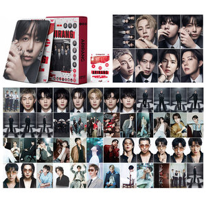 Set da 55 Pezzi V SUGA <span class=keywords><strong>JUNGKOOK</strong></span> 5th ARIRANG, Foto HD in Carta con Pellicola Lucida, LOMO JIN JIMIN V RM, Regalo per Fan, Souvenir, Collezione Musicale - Product Image 1