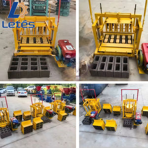 Macchina per la Produzione di Blocchi Interbloccanti con Motore Diesel, Macchinario per Mattoni Forati in Cemento in Vendita - Product Image 5