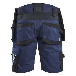 BLAKLADER - 197211498699C46 Craftsman shorts with two-way <b>stretch</b> Dark navy/<b>Black</b> - EAN 7330509951712 WORK <b>TROUSERS</b> WORK SHORTS - Product Image 3