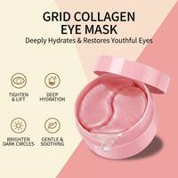 Patchs de masque pour les yeux anti-âge OEM ODM à l'acide hyaluronique, soin cristallin pour les rides et les cernes, patchs en collagène
