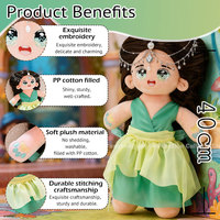 Fabricant de peluches personnalisées, style exotique, peluche de luxe, poupée OC, charme personnalisé, vêtements de poupée en coton de 40 cm, robe de bijoux, accessoires