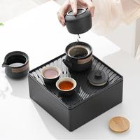 Coffret cadeau de camping personnalisé Newell, service à thé en porcelaine de luxe Kung Fu, peint à la main avec glaçure colorée, comprenant tasse et théière