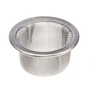 304 Stainless Steel Wire Cloth Rubber Edge round Mesh Filter Cap Woven Technique Welding Punching Cutting Bending Techniques
