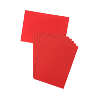 Meistverkaufter Maßgefertigter A4 Chinesischer Roter Karton Doppelseitiges Dickes Rotes Papier für Hochzeitseinladungen Grußkarten Druck Handarbeit