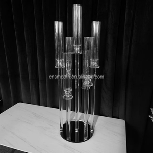 SMS Modern Wedding Props - Candelabro <span class=keywords><strong>de</strong></span> Cristal <span class=keywords><strong>de</strong></span> 150 cm <span class=keywords><strong>de</strong></span> Altura con 12 Brazos, Centro <span class=keywords><strong>de</strong></span> <span class=keywords><strong>Mesa</strong></span> <span class=keywords><strong>para</strong></span> Decoración <span class=keywords><strong>de</strong></span> Hoteles y Hogares - Product Image 5