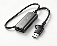 Tarjeta de Captura de Video con Entrada de Audio USB3.0 HDM1 1080P Certificada por FCC, para PC/MAC/Android, para Transmisión Profesional, Suministro al por Mayor