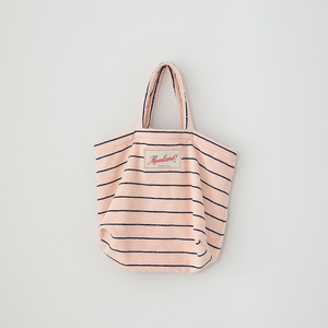 Bolsos de Mano Personalizados de Tela a Rayas, Ecológicos, al por Mayor, <span class=keywords><strong>para</strong></span> Viajes, Playa <span class=keywords><strong>y</strong></span> Aire Libre, <span class=keywords><strong>para</strong></span> <span class=keywords><strong>Chicas</strong></span> - Product Image 2