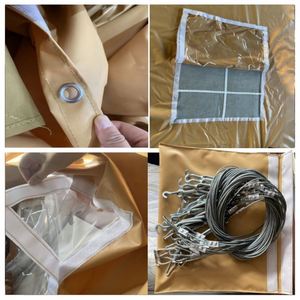 Carpa de Camping Impermeable de Lona Color Caqui para las Cuatro Estaciones, con Capacidad para 6-8 Personas, Dos Dormitorios, Sala de Estar, Certificación CE, Modelo Deluxe Tenda Fire - Product Image 5