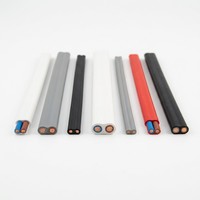 BVVB 300V 2 AWG 2-adriges Flachkupferkabel mit PVC-Isolierung, Elektrokabel nach IEC-Standard für Hausinstallationen