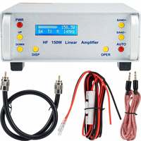 Recent RS-928 150W HF Linear Power Amplifier 0.5-30MHz Half-duplex Shortwave Amp Optional G1-G4 Amplification Gain