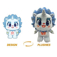 Jouets en peluche personnalisés OEM ODM - Rembourrage en coton super doux et en coton PP 11-30CM Unisexe 14+ ans Faible MOQ Cadeau
