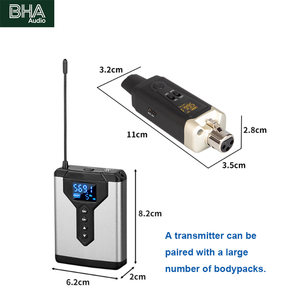 Sistema de Monitoreo Inalámbrico In-Ear BHA JT-1, Sistema en Tiempo Real para Transmisión en Vivo, Actuaciones en Escenario, Ensayos de Banda, Auriculares con Conector XLR - Product Image 1