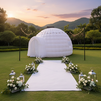 Dôme gonflable géant de 6 m de diamètre, tente dôme gonflable pour mariage en plein air, maison dôme gonflable