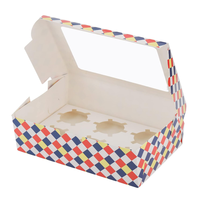 Emballage de cône en papier pour crêpes écologiques, boîte à beignets de churros de boulangerie gaufres à emporter avec insert de tasse à tremper