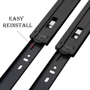 Ms Canal télescopique Quincaillerie Canal de tiroir 3 plis Roulement à billes Tiroir à glissière <span class=keywords><strong>400</strong></span> <span class=keywords><strong>mm</strong></span> - Product Image 4