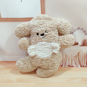 Carino Candy cucciolo cuscino peluche felice cucciolo bambola gamba ornamenti giocattoli per bambini - Product Image 3