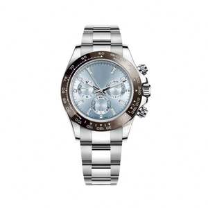 Montres-bracelets automatiques mécaniques chronographes pour hommes, mode, acier inoxydable 904L, lumineuses, étanches, vente en gros - Product Image 3