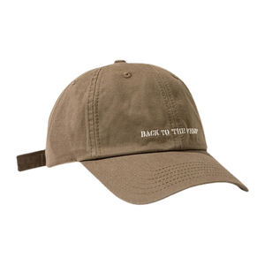 Gorra de béisbol con bordado 3D para mujer de alta calidad, gorra de diseñador negra desgastada Vintage con logotipo personalizado - Product Image 1