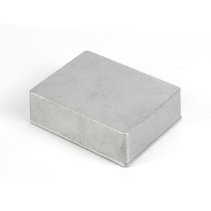 Đen 1590BB Nhôm Kim Loại Stomp <span class=keywords><strong>Box</strong></span> <span class=keywords><strong>Case</strong></span> Bao Vây Guitar Hiệu Ứng Bàn Đạp Bao Vây - Product Image 3