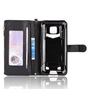 Funda de cuero PU con cierre de cremallera para teléfono <span class=keywords><strong>Doogee</strong></span> <span class=keywords><strong>S88</strong></span> <span class=keywords><strong>Plus</strong></span> /<span class=keywords><strong>Doogee</strong></span> <span class=keywords><strong>S88</strong></span> Pro - Product Image 5