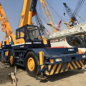 25ton kobelco दूरबीन बूम ट्रक हाइड्रोलिक मोबाइल क्रेन ट्रक क्रॉलर डंप बिक्री के लिए क्रेन