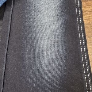 Tissu en denim indigo tissé extensible Lizhi BLEU GRIS, teint en fil, 71% coton, 26% polyester, 2% élasthanne, en rouleau, pour filles - Product Image 6