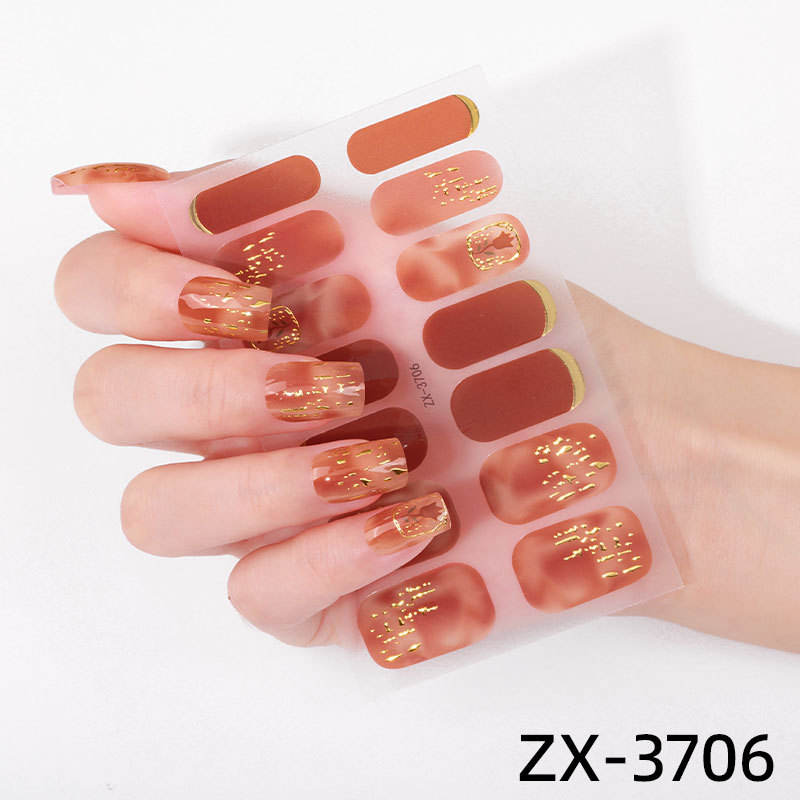 Wholesale Custom 3D Japanese Korean Stars Nail Polish Film