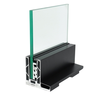 Villa valla balcón barandilla sin marco gafas granizo <span class=keywords><strong>para</strong></span> Resort apartamento gafas de aluminio U Canal gafas valla en - Product Image 4