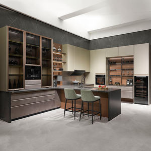 אופיין מבריק גבוהה בצורת u זכוכית זכוכית דלת זכוכית - Product Image 2