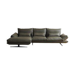 <span class=keywords><strong>Canapé</strong></span> italien à disque volant en <span class=keywords><strong>cuir</strong></span> de vachette de haute qualité pour le salon Villa <span class=keywords><strong>Canapé</strong></span> en <span class=keywords><strong>cuir</strong></span> en forme de bloc de tofu Canapés de salon nordiques - Product Image 6