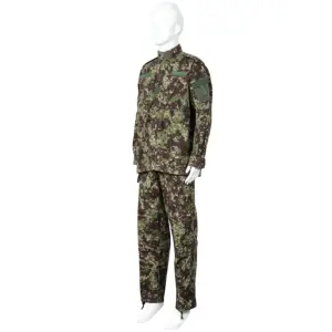 ACU Woodland Digital Camouflage Tactical Combat Uniform Waterproof Russian Security Twill Fabric for Security Operations
