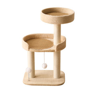 Árbol rascador para gatos de lujo, moderno, grande, verde, con forma de cactus, de alta calidad, personalizado por el fabricante, con casa para gatos creativa. - Product Image 4