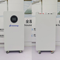 Système de stockage d'énergie solaire Smsenergy 16 kWh 51,2 V LiFePO4 pour la maison, 314 Ah, MPPT, garantie 5 ans, onduleur hybride connecté au réseau et hors réseau