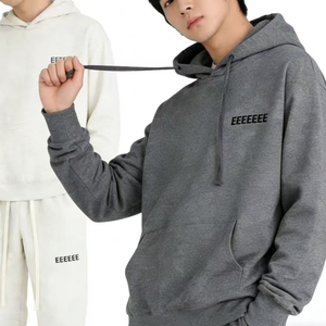 Sudadera con Capucha ESSEN <span class=keywords><strong>de</strong></span> Primavera con Diseño <span class=keywords><strong>de</strong></span> Flores Bordadas y Logotipo Estampado en Relieve en <span class=keywords><strong>la</strong></span> Parte Delantera - Product Image 6