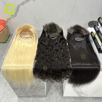 Ghair # Wig HD 613 13x6 30'' STW & BW 180% Tanpa Lem, Simpul Kecil, Unit Tak Terlihat, Pre Plucked, Wig Lace Tipis