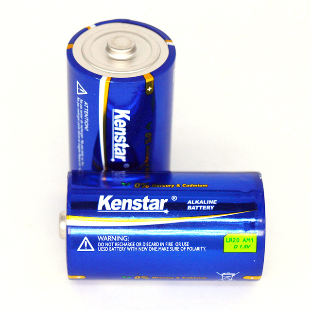 China Factory 1.5V D LR20 AM1 Industrial Dry Cell Alkaline Battery Size D for Remote Control Toys Consumer Electronics