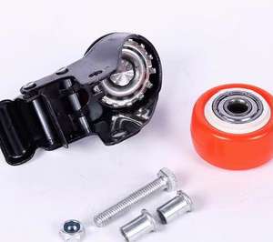 Movendo Giratória Rolamento de Esferas Rodízios PVC Office Chair Móveis Rodízio e 2 Polegadas Giratória Rodízio Rodas Com Segurança <span class=keywords><strong>Dual</strong></span> Locking - Product Image 6