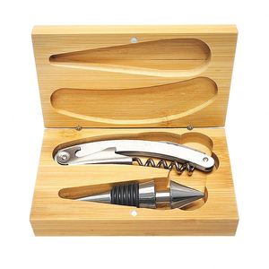 Factory Direct Supply Red <b>Wine</b> Tools 5-piece <b>Gift</b> Bottle Opener <b>Wine</b> <b>Set</b> Multi-functional Portable Folding Stainless Steel - Product Image 3