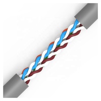 Cable de Red UTP CAT5e de Alta Calidad, 24AWG, 4 Pares, 305m, Caja de Rollo CCA, Revestimiento de PVC/LSZH, Conductor OFC, OEM para Uso en Oficina/Hogar