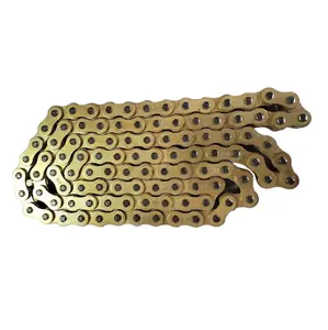 CQJB Hot Sale Motorcycle Parts Golden Motorcycle Chains DID Motorcycle Chains and Sprocket