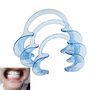 Écarteur de lèvres orthodontique jetable en plastique rose type c ouverture de la bouche blanchiment des dents écarteur de joue dentaire - Product Image 2