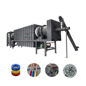 Four de carbonisation par pyrolyse de haute qualité pour déchets de câbles électriques anciens, câbles de communication, câbles en cuivre - Product Image 2