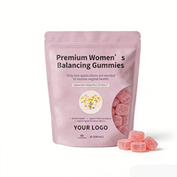 Penjualan Panas OEM Permen Kunyah Probiotik Keseimbangan pH Wanita Dewasa, Sehat, Menghilangkan Bau Tak Sedap, Cranberry, Prebiotik, Vegan, 60 Buah, Meningkatkan Imunitas