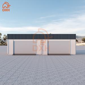 DXH مخصصة حديثة مسبقة الصنع 2 سيارة وقوف السيارات منخفضة التكلفة منزل مرآب تخزين مزدوج مرآب كاربارن - Product Image 4