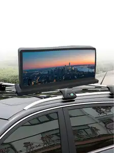 960mm * 320mm 택시 탑 Led 디스플레이 야외 자동차 지붕 P2.5 광고 화면 주도 비디오 광고