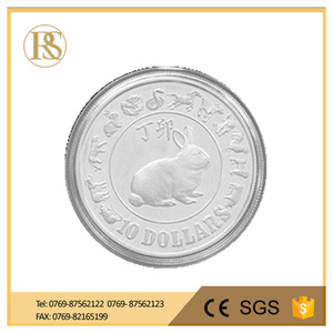 Moneta di Souvenir personalizzabile all'ingrosso della fabbrica di lingotti commemorativi di alta qualità con tecnica di placcatura - Product Image 4